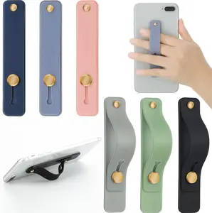 6 Pack Soft Colors Cell Phone Finger Grip Strap Telescopic Holder Universal.