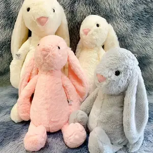 Bunny Jellycat Plush Toy, Relief Soft Stuffed Rabbit, Cute Bunny Doll, Cozy Fluffy Animal, Birthday Gift, Valentine's Day Present, Perfect Cuddle Buddy for Kids & Adults