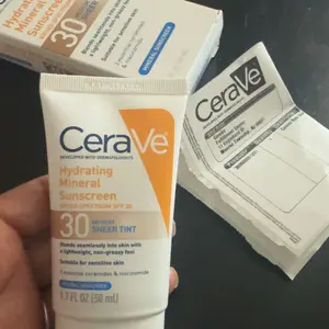 Product Review of CeraVe Sheer Tint Hydrating Mineral Sunscreen SPF 30 from f**n