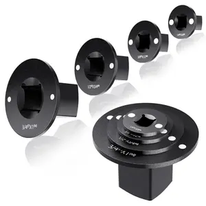 bogoeooa Low Profile Impact Socket Adapter Set, Drive Ratchet Adapter Set, Designed for Tight Spaces, Drive Reducing, 4PC Hardware Kit: 3/4" to 1", 1/2" to 3/4", 1/2" to 3/8", 1/4" to 3/8"