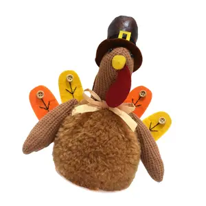 Turkey Centerpiece for Thanksgiving Dinner Table Decoration Holiday Accessory