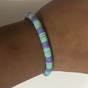 Purple & light blue bracelet