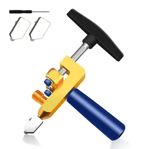 Summer DIY Upgrade: Tile Cutter Tool for Any Shape. Easily Cut Porcelain, Ceramic & Glass into Curves or Circles. No Wet Saw Needed. Save Money on Patio, Bathroom & Kitchen Remodels.
