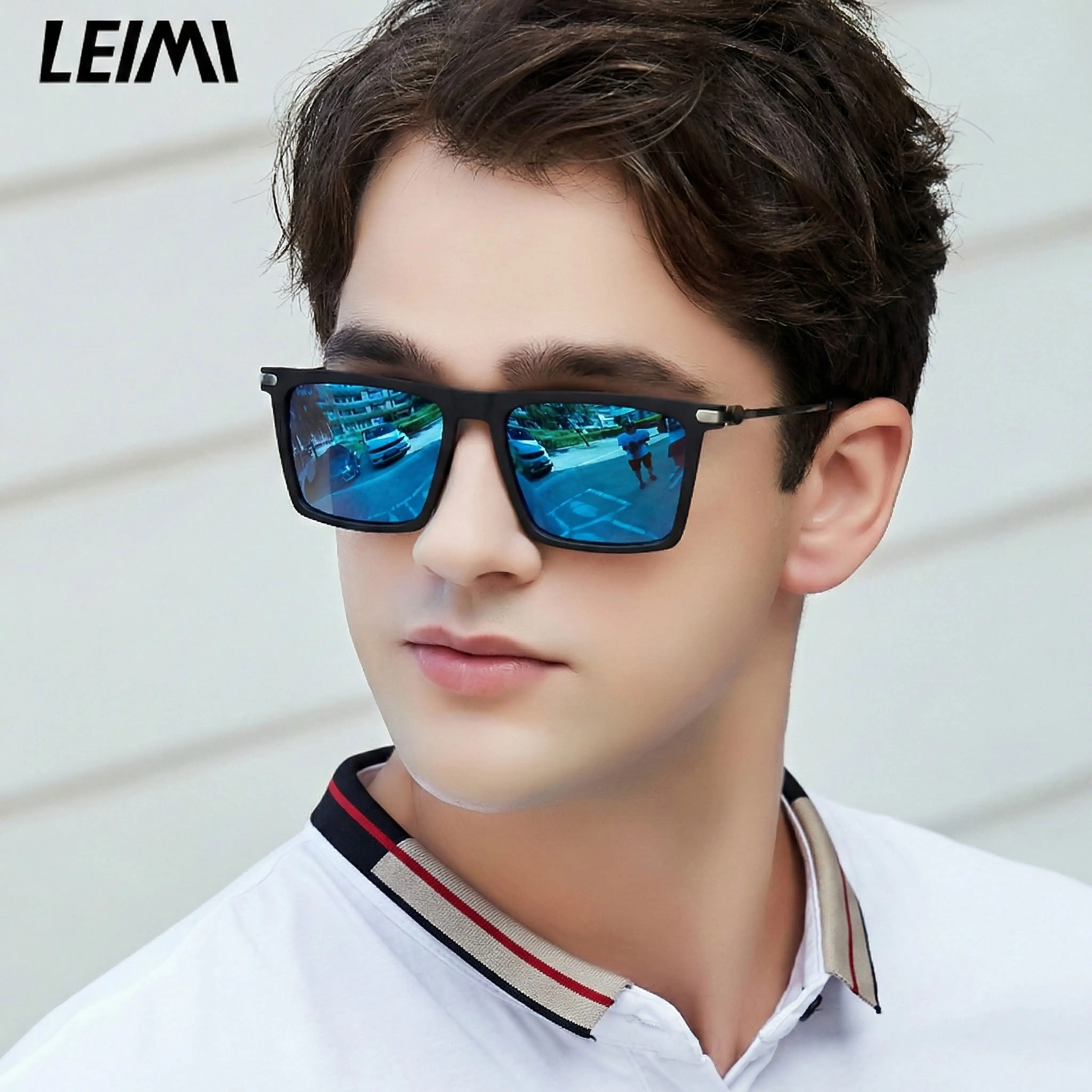 Polarized Square Sunglasses with UV400 Protection Anti-Glare Driving Amazon.com: HIGLASS Polarized Sunglasses for Men Classic  main image 2