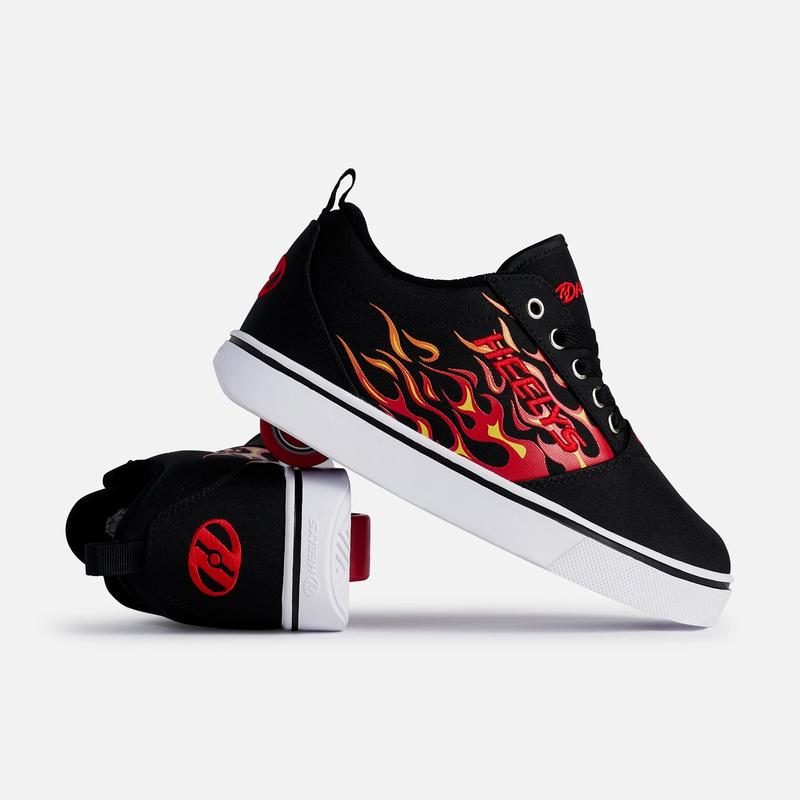 Heelys Shoes with Wheels  Pro 20 Prints with Flames