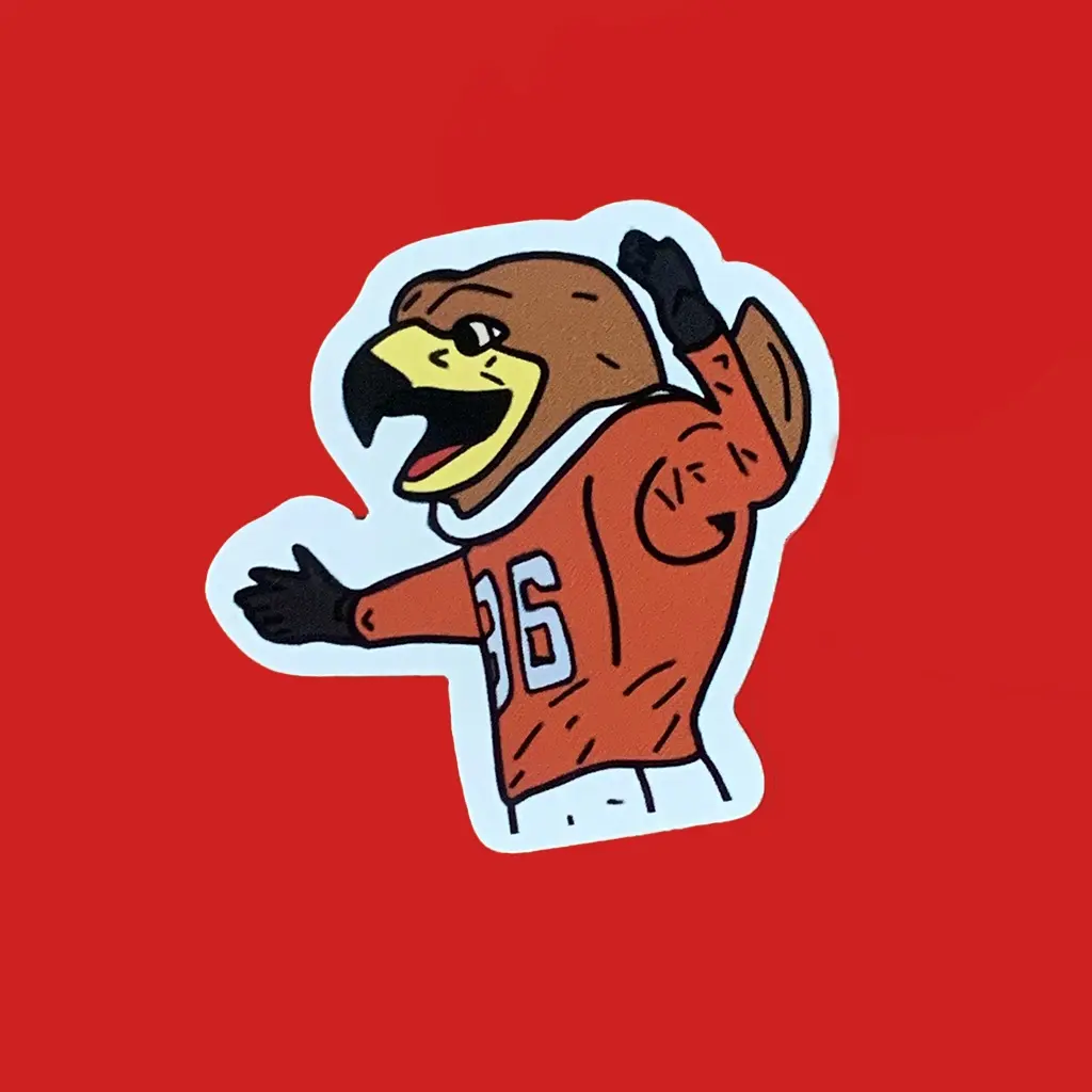 University of Utah Mascot Sketch Sticker