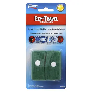Flents Ezy-Travel Wristbands, One Size Fits All, 1 Pair