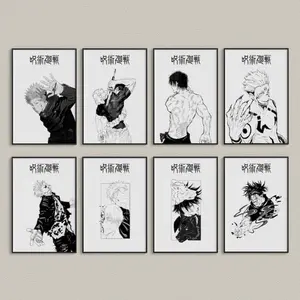 Jujutsu Kaisen Poster Set: Anime Wall Art Prints Unframe-style
