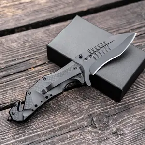 Men’s tactical folding knife EDC multi‑purpose outdoor knife, pocket knife, fruit knife, with back clip for easy carry, quick‑open design, suitable for wilderness survival emergencies, camping, hiking, DIY, fishing, and everyday use