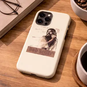 Vintage Rock Singer Graphic Phone Case Retro Music Aesthetic iPhone Case Slim Protective Cover Gift for Music Lovers