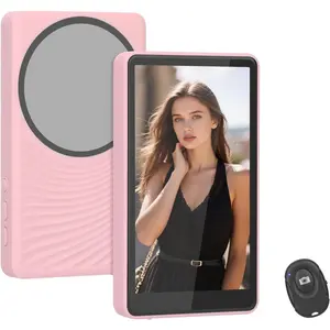Phone Vlog Selfie Monitor Screen for iPhone & Android, 1080P Magnetic Phone Holder,4K 30fps Wireless Recording,Using Rear Camera for Selfie Vlog Live Stream TikTok