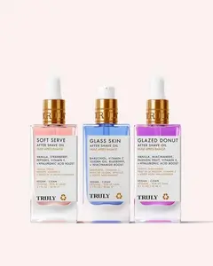 3-IN-1 Mix & Match After Shave Oils for Ingrown Hairs -Soft Serve After Shave Oil / Glazed Donut Brightening Oil /  Jelly Booster Pigment Body Potion,Razor Burn, and Dark Spots on Bikini Line, Legs & Underarms – With Peptides, Niacinamide & Vitamin C
