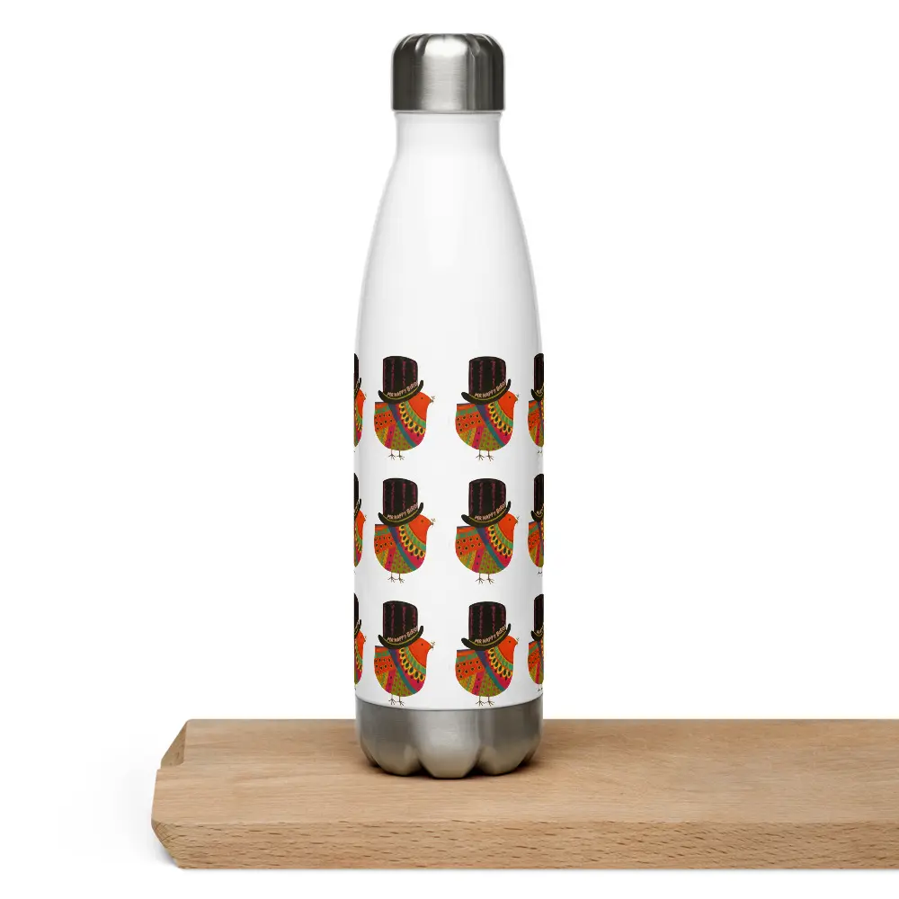 Mr Happy Bird! Stainless steel water bottle