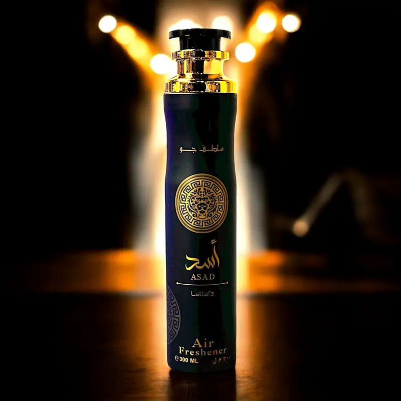 Lattafa Asad Scented Room Spray Air Freshener - 300 ml Vanilla Aroma (Unisex Beauty & Personal Care Fragrance)