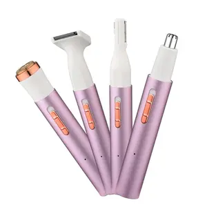 4 in 1 Electric Hair Removal Tool, 1 Count Multifunctional Electric Hair Removal Tool, Nose Hair Trimmer, Portable Hair Removal Tool for Women