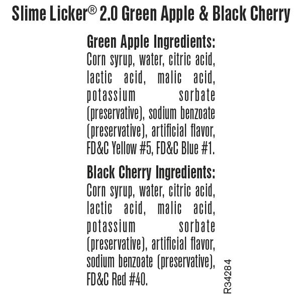 Slime Licker 2.0 - Strawberry, Blue Razz, Black Cherry or Green Apple