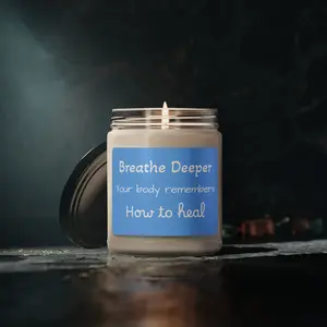 Breathe Deeper candle Soy Candle | Mindfulness aromatherapy, Relaxation 9oz