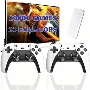 2026Upgraded Retro Game Stick |20,000+ Classic Games | HDMI Plug & Play | Wireless Controllers | For TV/Monitor | Portable Video Game Console