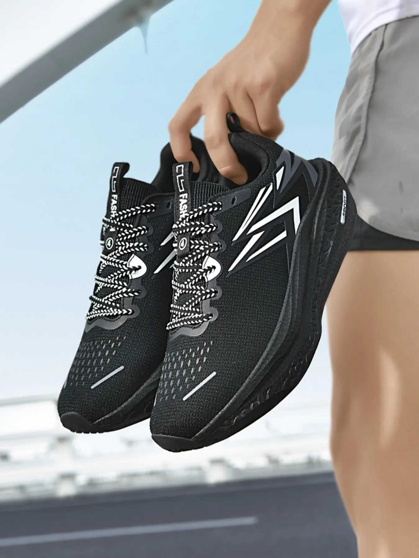 Sports Speed Running Shoes Carbon Board Running Shoes Shock Absorption Bounce Breathable Run Shoes Sporty Running Shoes 10 Colors Size 35-45