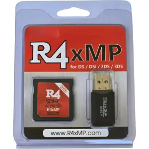 R4 2025 R4xMP SDHC Dual Core Update Adapter Memory Card for NDS DS DSI 2DS 3DS  2DS  3DS XL, No Timebomb