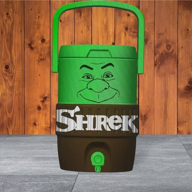 Shrek Themed Can Holder
