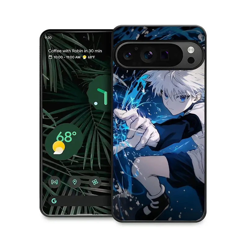 Cartoon Manga Anime Hunter x Hunter HXH Gon Zoldyck Killua Hisoka Phone Case for Google Pixel 9 8 7 6 Pro XL 6A 7A Black Case Soft Cover