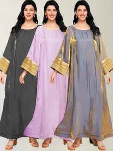 Arab Long Robe Jalabiya Muslim Saudi Abaya Women Party Dress Ramadan Dubai Eid Dresses Abayas Kaftan Islam