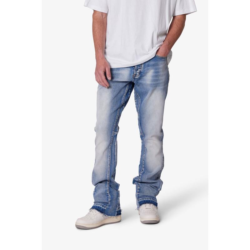 B484 Flare Denim - Blue