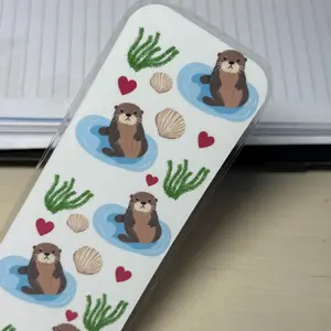 Otter Animal Bookmark