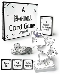 A Normal Card Game Original - Strategic Turn-Based Combat with Party Twist - Fun for Friends Families & Parties - Ages 13+ - Easy to Learn & Hilarious - Compact Easy-to-Carry Game Perfect for Game Nights Trips & Gatherings