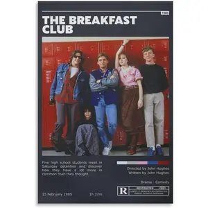 The Breakfast Club Movie Poster 7 Living Room Printing Oil Painting Interior Decoration Poster