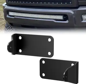 Nilight Front Lower Hidden Bumper Mounting Brackets for 40inch Single Double Row Curved LED Light Bar Compatible with 2010-2020 Dodge Ram 2500 3500 summervibes