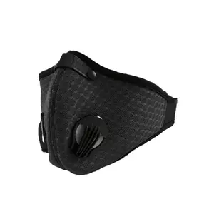 Black Netted Filter One Piece Face Mask Black Netted Filter One Piece Face Mask
