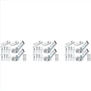 Bifold Door Hardware Kit, 6 Pack Repair Replacement Parts for Bi-Fold Door Sliding Door Closet Door