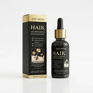 5% Minoxidil Biotin Hair Growth Serum for Men & Women, Hair Growth Oil Thicker Fuller Hair, Reduce Hair Loss, 2 FL OZ