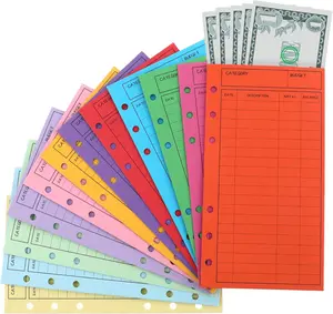 Envelopes for , 3.54  6.5inch  Saving Envelopes System Vertical Layout with Budget Sheet, Saving  Envelope Multi-color Budget Envelope for Budgeting  Checks Tickets, 12 count