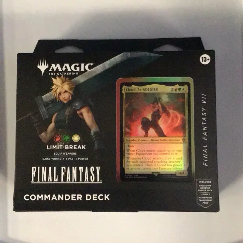 Limit Break Final Fantasy Commander Deck- Magic the Gathering Commander Deck