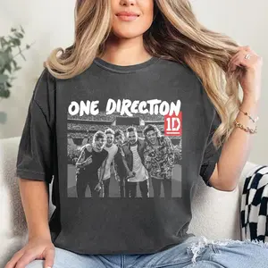 Vintage One Direction Shirt, Liam Payne Tribute Shirt, 1D Up All Night Tour 2024 Shirt, One Direction Merch, 1D Midnight Memorie Shirt, T-Shirts, Crewnecks, Hoodies â Gifts for Men Women Cotton Womenswear