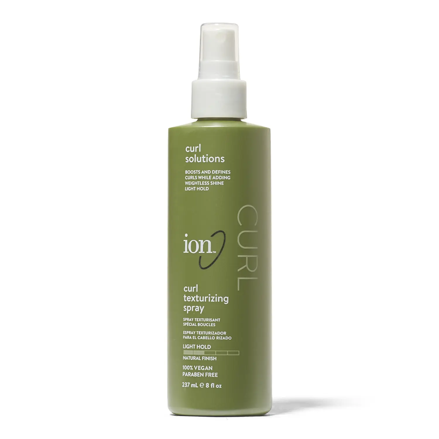 Ion Curl Texture Spray for Haircare & Selfcare, Shiny Curls Enhancer for Adults
