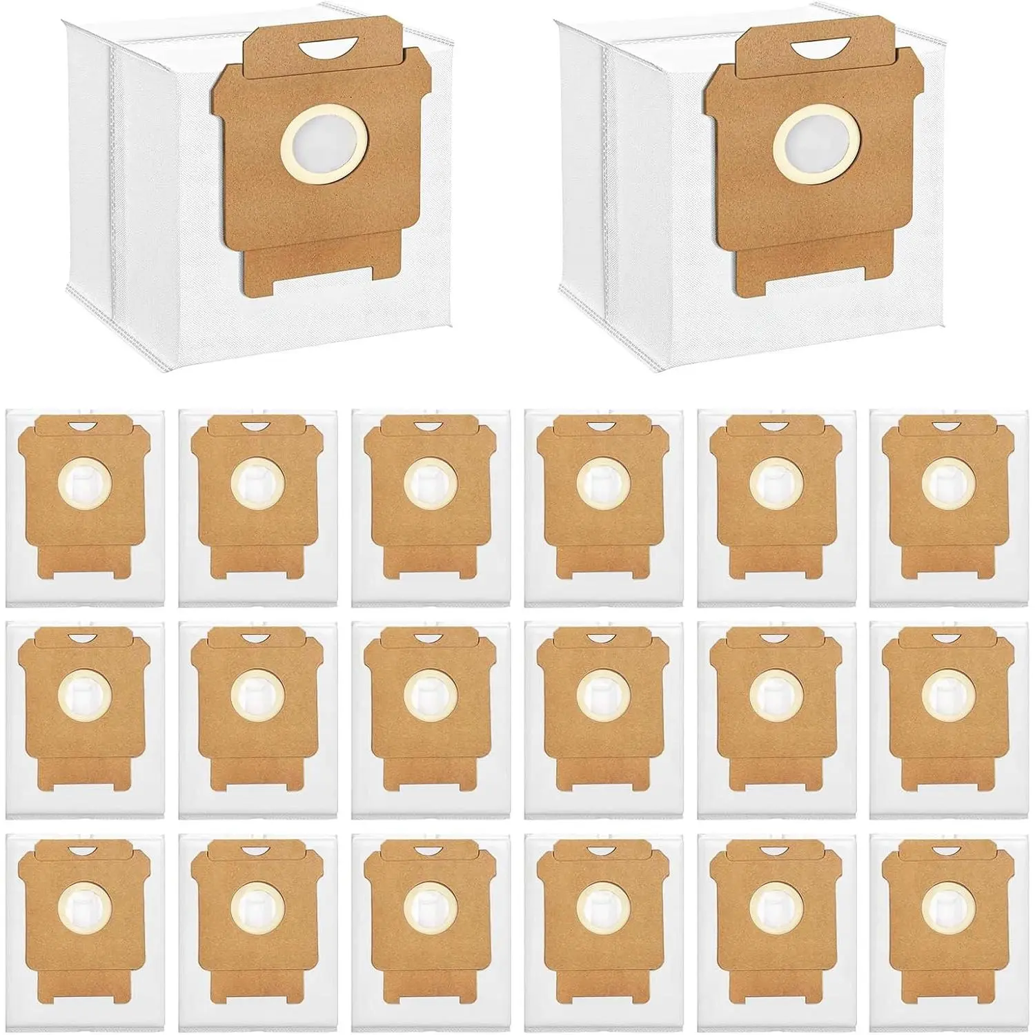 20 Pack 105 Combo Replacement Dust Bags for iRobot Roomba 105 Vac, 104, Plus 405 (G181)(G185) Plus 504 Vac, Plus 505, Max 705 Vac Combo Robot, Vacuum Bags for Roomba, Disposable Dust Bags