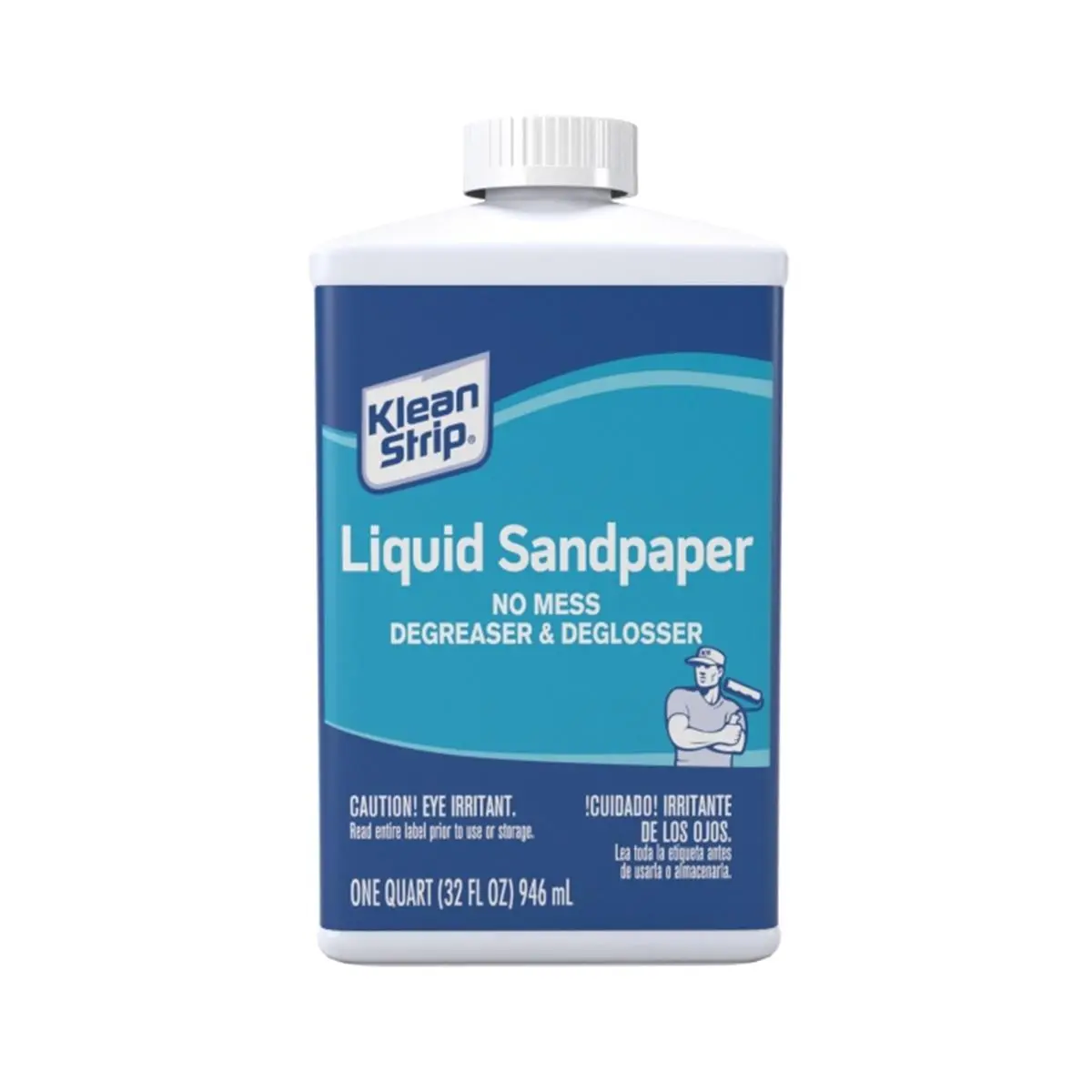 WM Barr QKLS285 Klean Strip Easy Sander Deglosser - 1 qt., 1 Quart Size, Easy Use, Easy Apply, Quart Bottle