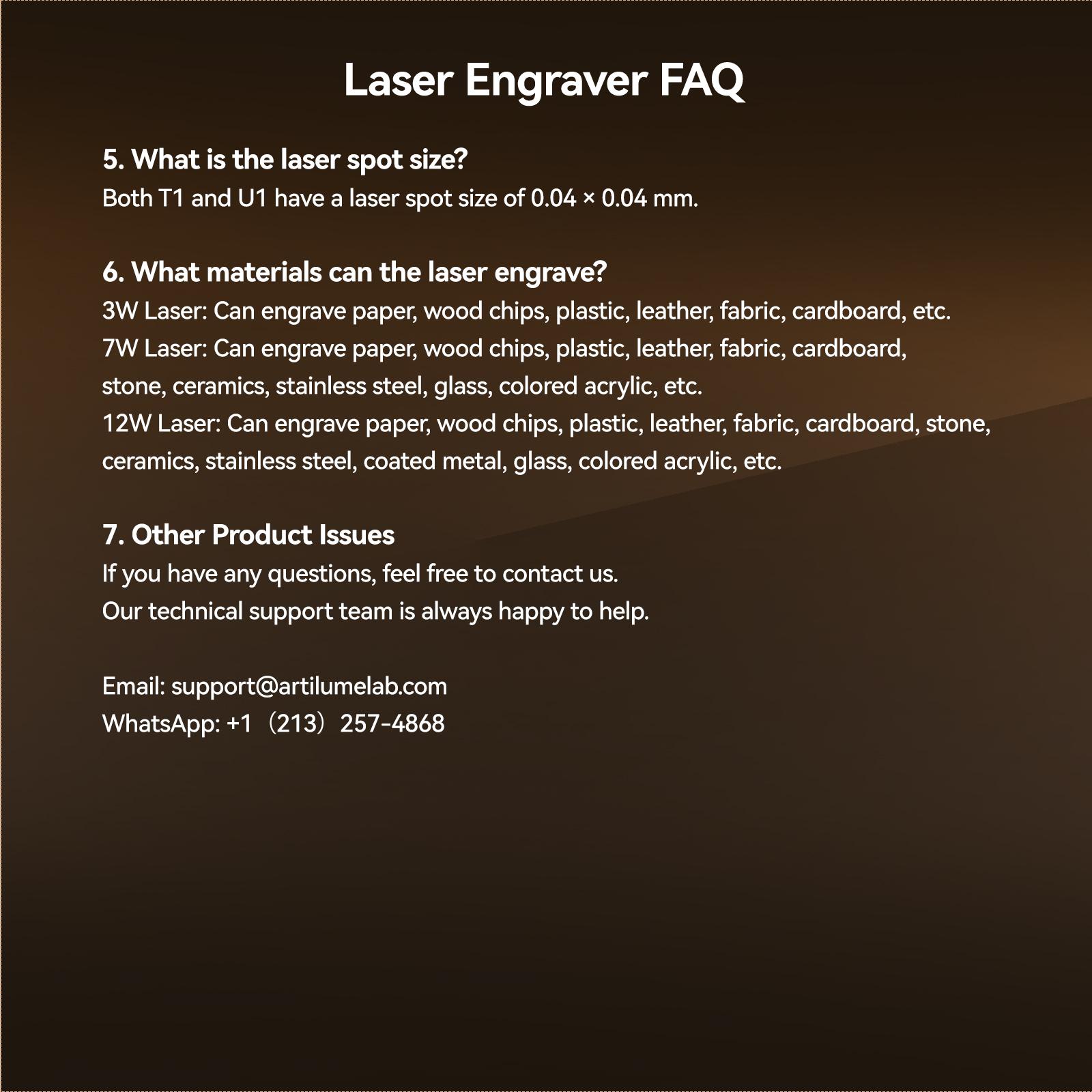 ARTILUME U1 Laser Engraver & Cutter, High-Precision 12000mW Blue Laser, App Control Supported, Ideal for Wood, Metal, Acrylic, Leather & More ARTILUME U1 Laser Engraver & Cutter, High-Precision 12000mW Blue Laser, App Control Supported, Ideal for Wood, Metal, Acrylic, Leather & More