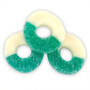 Albanese Raspberry Gummy Rings: 4.5LB Bag Albanese Raspberry Gummy Rings: 4.5LB Bag