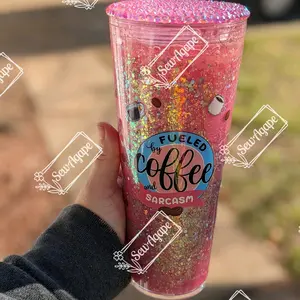 snow globe tumbler