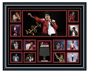 MICHAEL JACKSON THRILLER KING OF POP BAD SIGNED POSTER, NO FRAME, Decor Poster