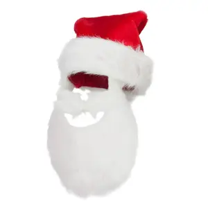 Plush Santa Hats -  Beard