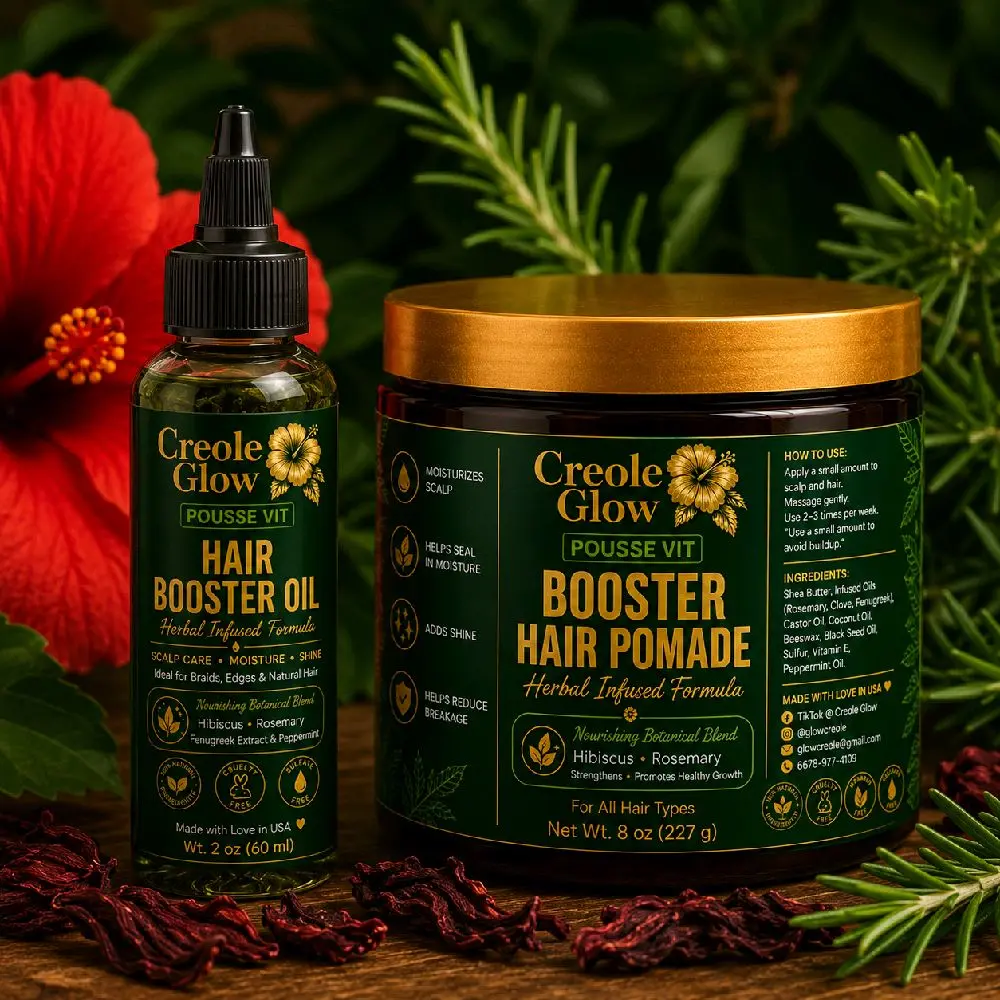 TWINS HAIR BOOSTER OIL + HAIR BOOSTER POMADE