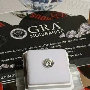 1ct Portuguese Cut Moissanite stone  GRA