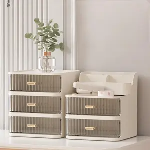 Multifunctional Desktop Storage Box, Bedroom Office Book Organizer, Drawer Type Stationery Holder, Cosmetic Storage Cabinet, Storage Drawers