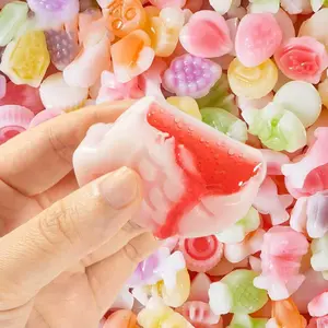 GLEAMETT Wax Bottle Candy - Individually Wrapped Chewy Candies, 9 Flavor Mix, Retro Nostalgic Treat, Novelty Candy for Kids Parties and Goodie Bags,6.3oz